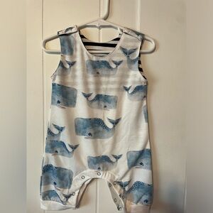 Whale onesie 12-18 months